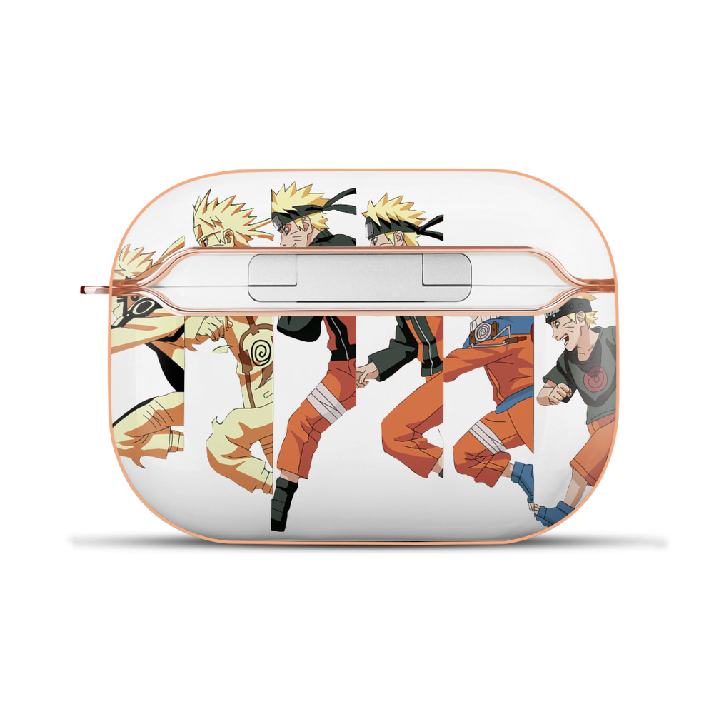 （画像用） NARUTO -ナルト- うずまき ナルト Uzumaki Naruto 【AirPods Pro用】ハードシェル保護ケース｜耐衝撃・防指紋・カラビナ付き商品仕様