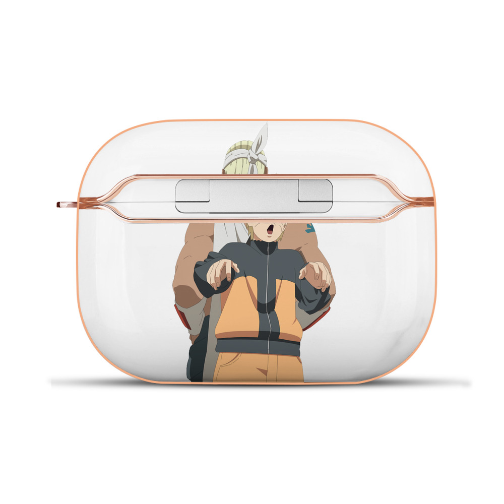 （画像用） NARUTO -ナルト- うずまき ナルト Uzumaki Naruto 【AirPods Pro用】ハードシェル保護ケース｜耐衝撃・防指紋・カラビナ付き商品仕様