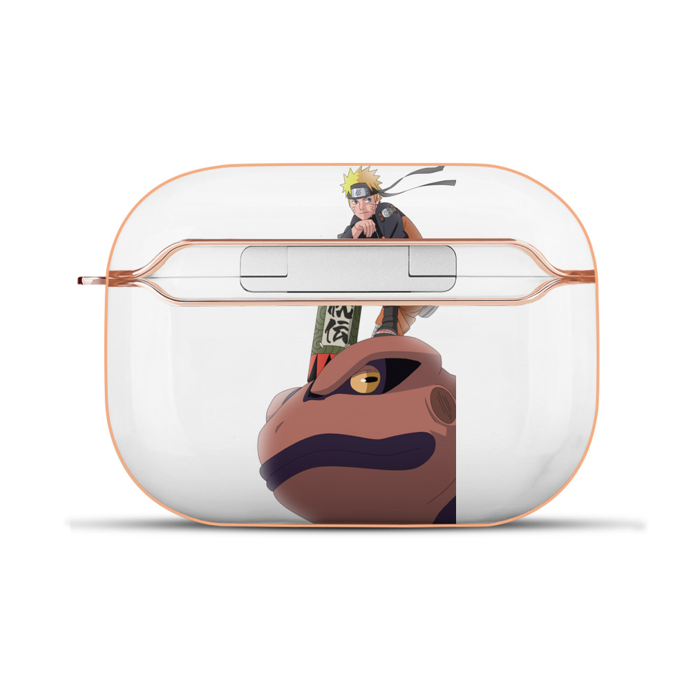 （画像用） NARUTO -ナルト- うずまき ナルト Uzumaki Naruto 【AirPods Pro用】ハードシェル保護ケース｜耐衝撃・防指紋・カラビナ付き商品仕様