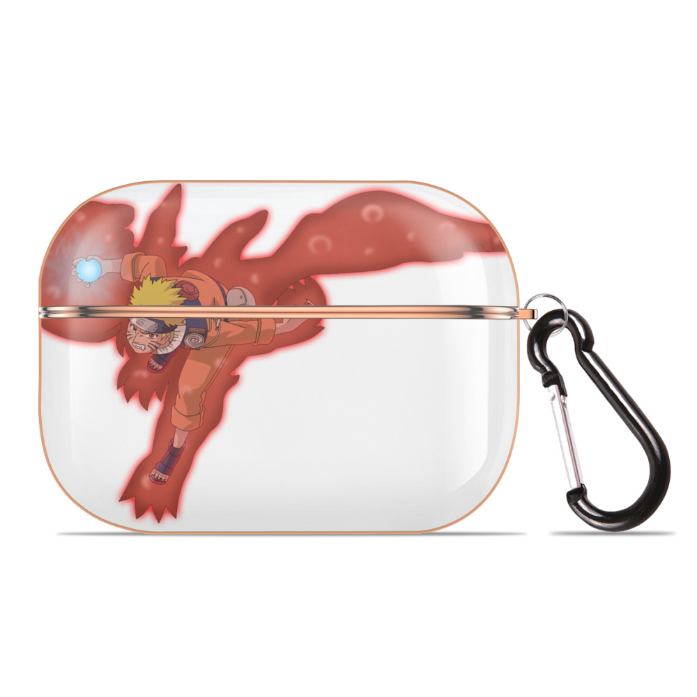 （画像用） NARUTO -ナルト- うずまき ナルト Uzumaki Naruto 【AirPods Pro用】ハードシェル保護ケース｜耐衝撃・防指紋・カラビナ付き商品仕様