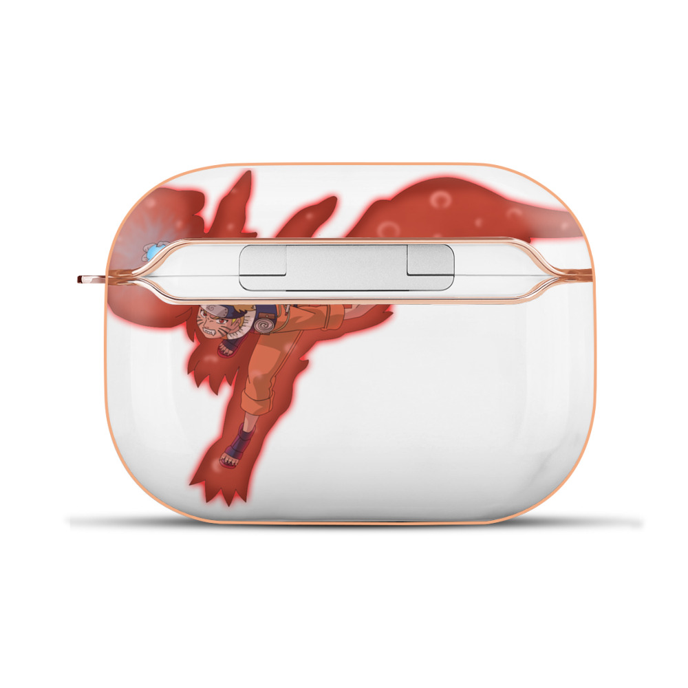 （画像用） NARUTO -ナルト- うずまき ナルト Uzumaki Naruto 【AirPods Pro用】ハードシェル保護ケース｜耐衝撃・防指紋・カラビナ付き商品仕様