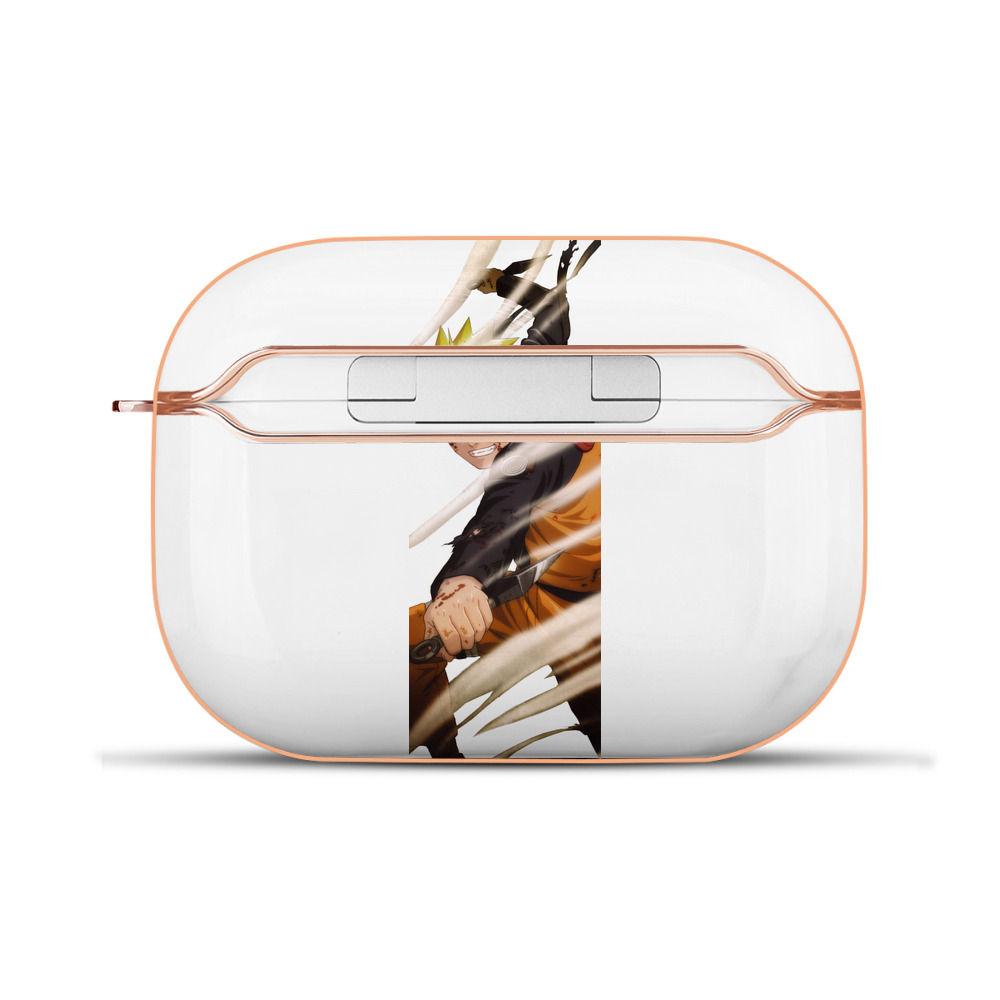 （画像用） NARUTO -ナルト- うずまき ナルト Uzumaki Naruto 【AirPods Pro用】ハードシェル保護ケース｜耐衝撃・防指紋・カラビナ付き商品仕様