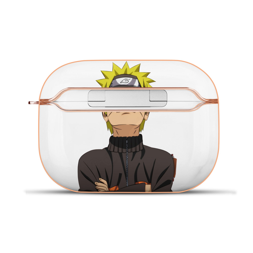 （画像用） NARUTO -ナルト- うずまき ナルト Uzumaki Naruto 【AirPods Pro用】ハードシェル保護ケース｜耐衝撃・防指紋・カラビナ付き商品仕様