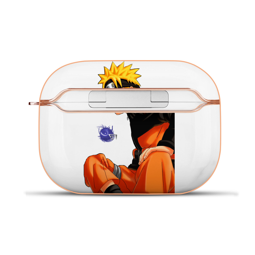 （画像用） NARUTO -ナルト- うずまき ナルト Uzumaki Naruto 【AirPods Pro用】ハードシェル保護ケース｜耐衝撃・防指紋・カラビナ付き商品仕様