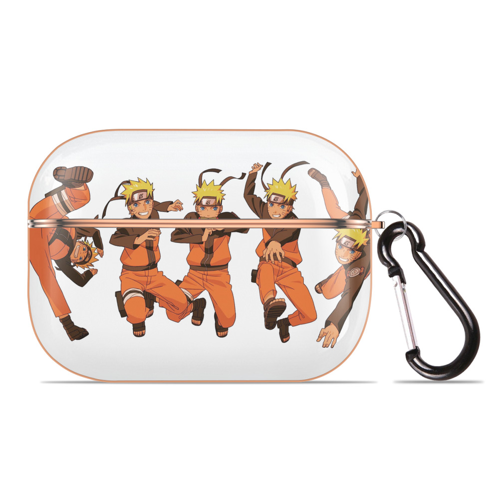 （画像用） NARUTO -ナルト- うずまき ナルト Uzumaki Naruto 【AirPods Pro用】ハードシェル保護ケース｜耐衝撃・防指紋・カラビナ付き商品仕様