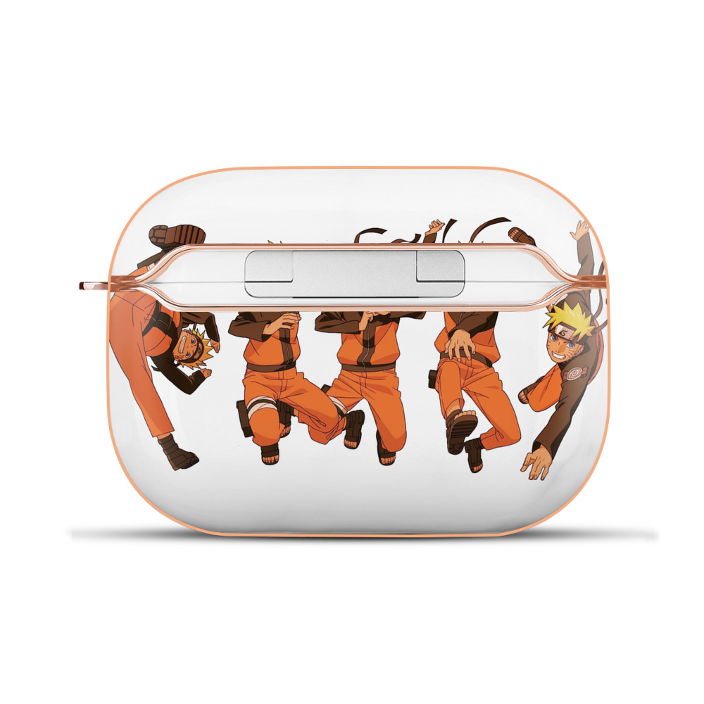 （画像用） NARUTO -ナルト- うずまき ナルト Uzumaki Naruto 【AirPods Pro用】ハードシェル保護ケース｜耐衝撃・防指紋・カラビナ付き商品仕様