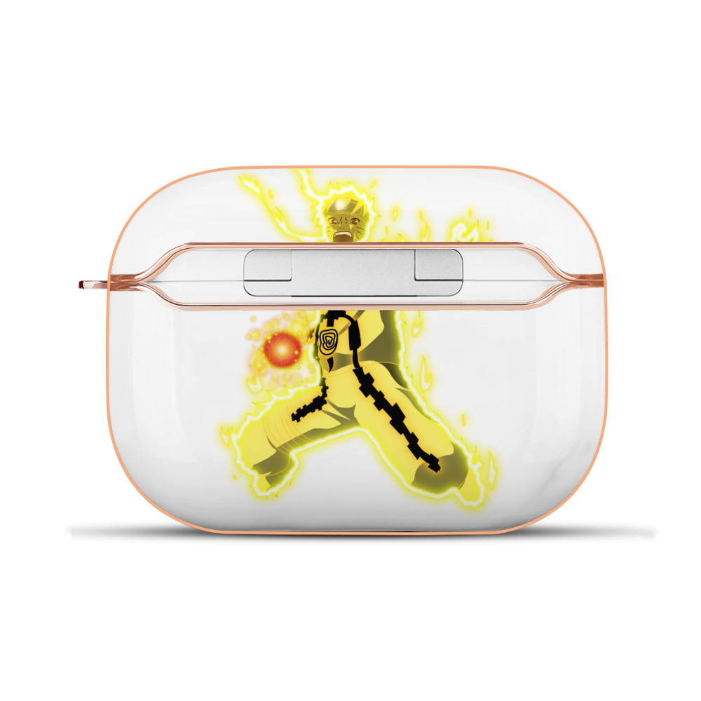 （画像用） NARUTO -ナルト- うずまき ナルト Uzumaki Naruto 【AirPods Pro用】ハードシェル保護ケース｜耐衝撃・防指紋・カラビナ付き商品仕様