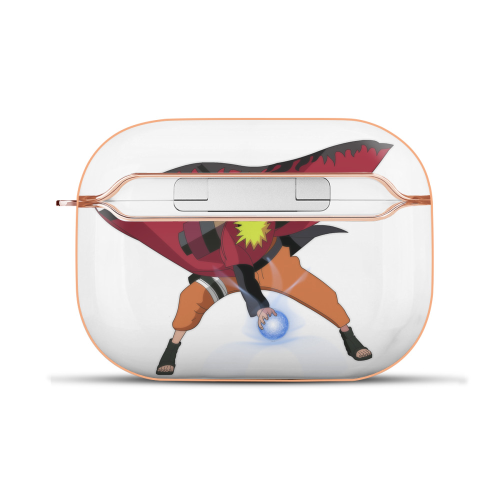 （画像用） NARUTO -ナルト- うずまき ナルト Uzumaki Naruto 【AirPods Pro用】ハードシェル保護ケース｜耐衝撃・防指紋・カラビナ付き商品仕様