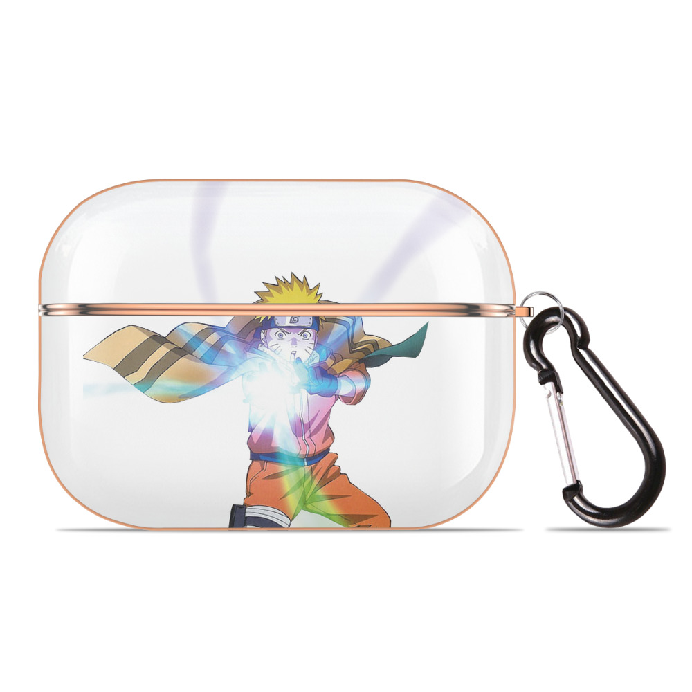 （画像用） NARUTO -ナルト- うずまき ナルト Uzumaki Naruto 【AirPods Pro用】ハードシェル保護ケース｜耐衝撃・防指紋・カラビナ付き商品仕様