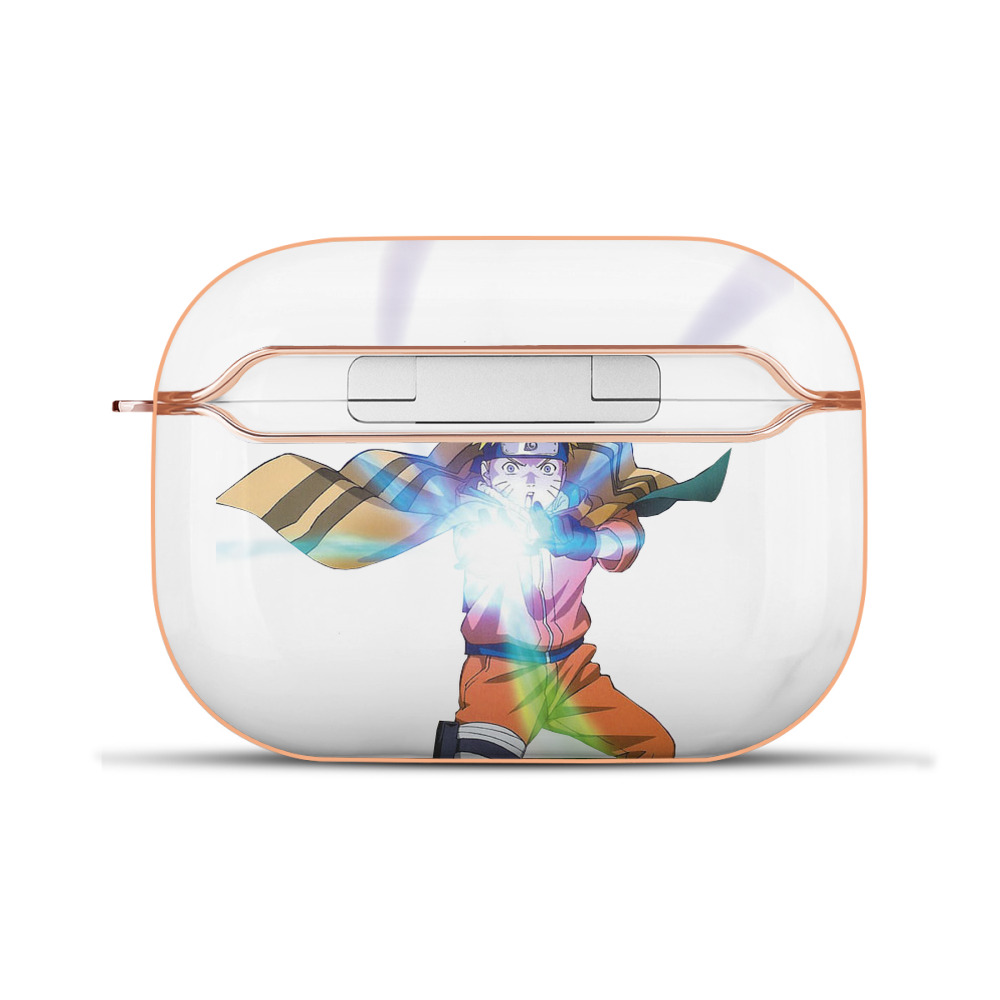 （画像用） NARUTO -ナルト- うずまき ナルト Uzumaki Naruto 【AirPods Pro用】ハードシェル保護ケース｜耐衝撃・防指紋・カラビナ付き商品仕様