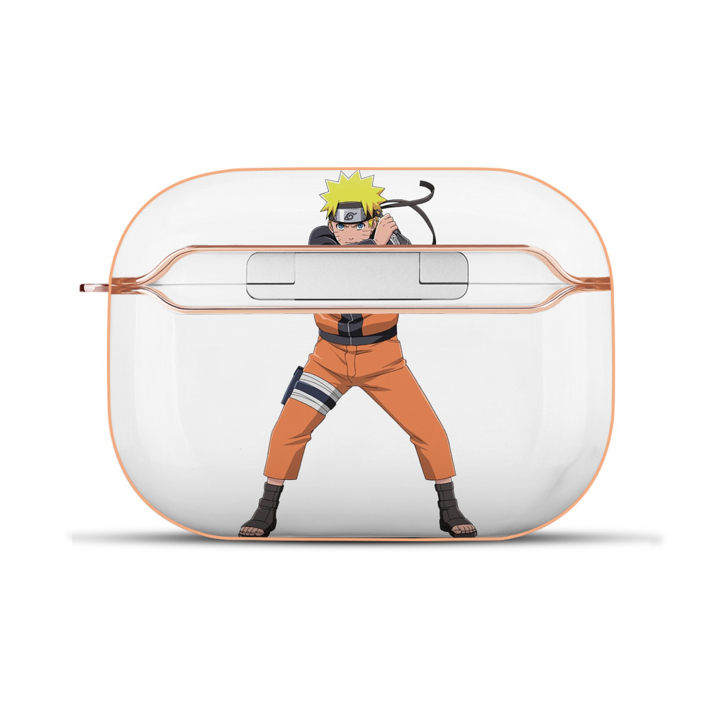 （画像用） NARUTO -ナルト- うずまき ナルト Uzumaki Naruto 【AirPods Pro用】ハードシェル保護ケース｜耐衝撃・防指紋・カラビナ付き商品仕様