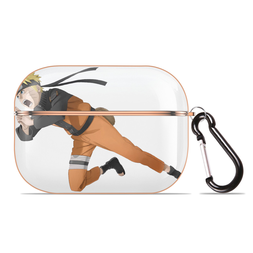 （画像用） NARUTO -ナルト- うずまき ナルト Uzumaki Naruto 【AirPods Pro用】ハードシェル保護ケース｜耐衝撃・防指紋・カラビナ付き商品仕様