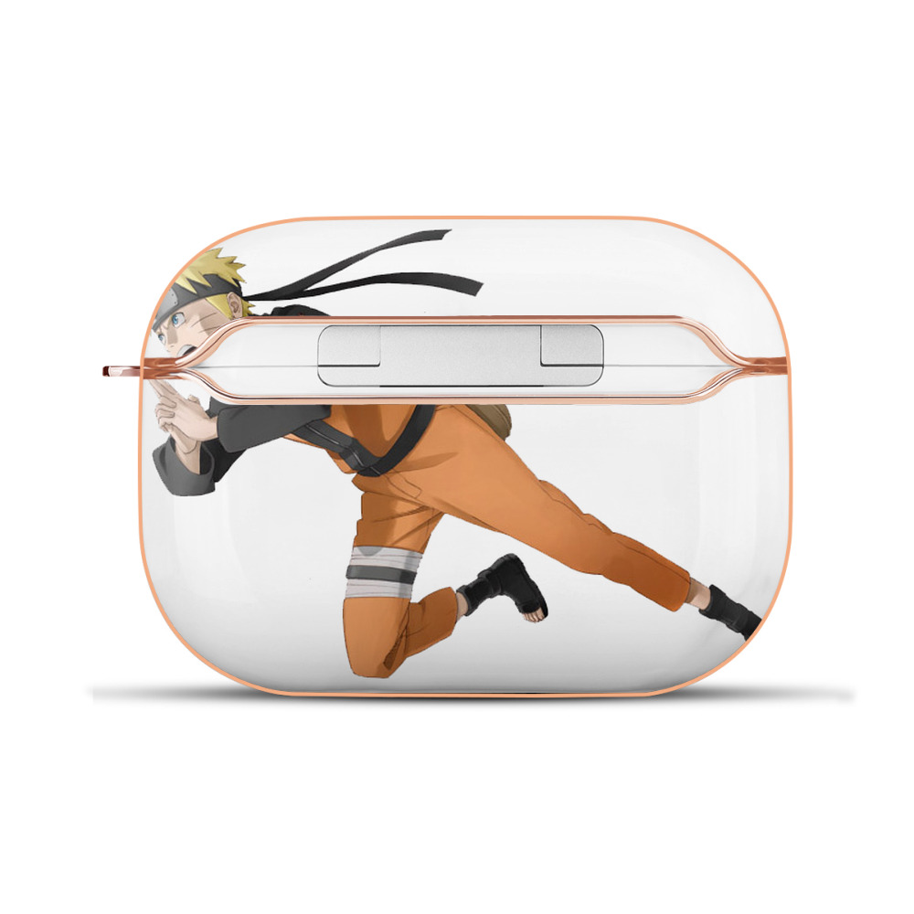 （画像用） NARUTO -ナルト- うずまき ナルト Uzumaki Naruto 【AirPods Pro用】ハードシェル保護ケース｜耐衝撃・防指紋・カラビナ付き商品仕様