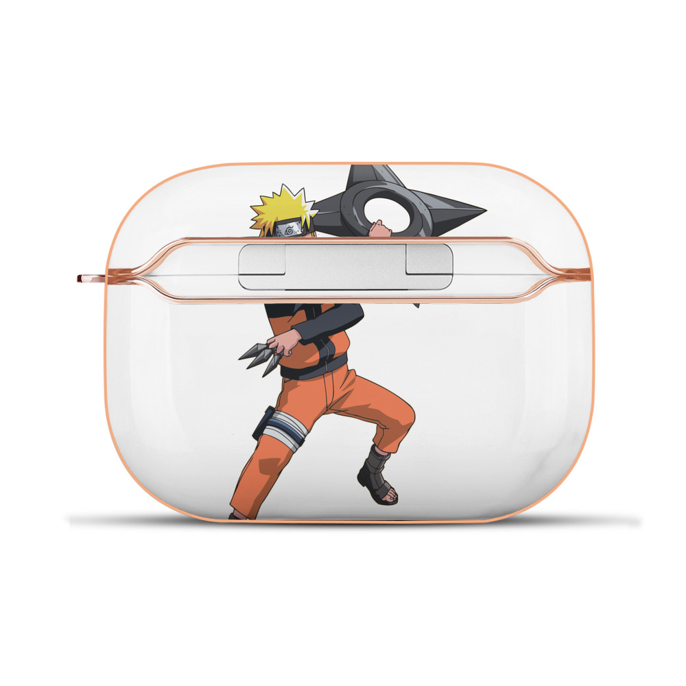 （画像用） NARUTO -ナルト- うずまき ナルト Uzumaki Naruto 【AirPods Pro用】ハードシェル保護ケース｜耐衝撃・防指紋・カラビナ付き商品仕様
