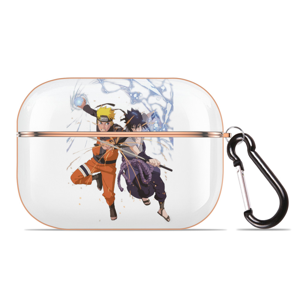 （画像用） NARUTO -ナルト- うずまき ナルト Uzumaki Naruto 【AirPods Pro用】ハードシェル保護ケース｜耐衝撃・防指紋・カラビナ付き商品仕様