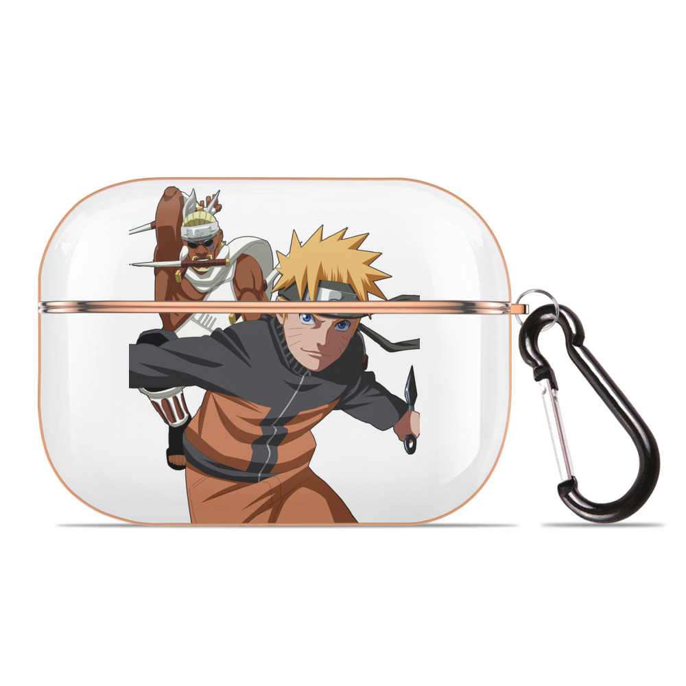 （画像用） NARUTO -ナルト- うずまき ナルト Uzumaki Naruto 【AirPods Pro用】ハードシェル保護ケース｜耐衝撃・防指紋・カラビナ付き商品仕様