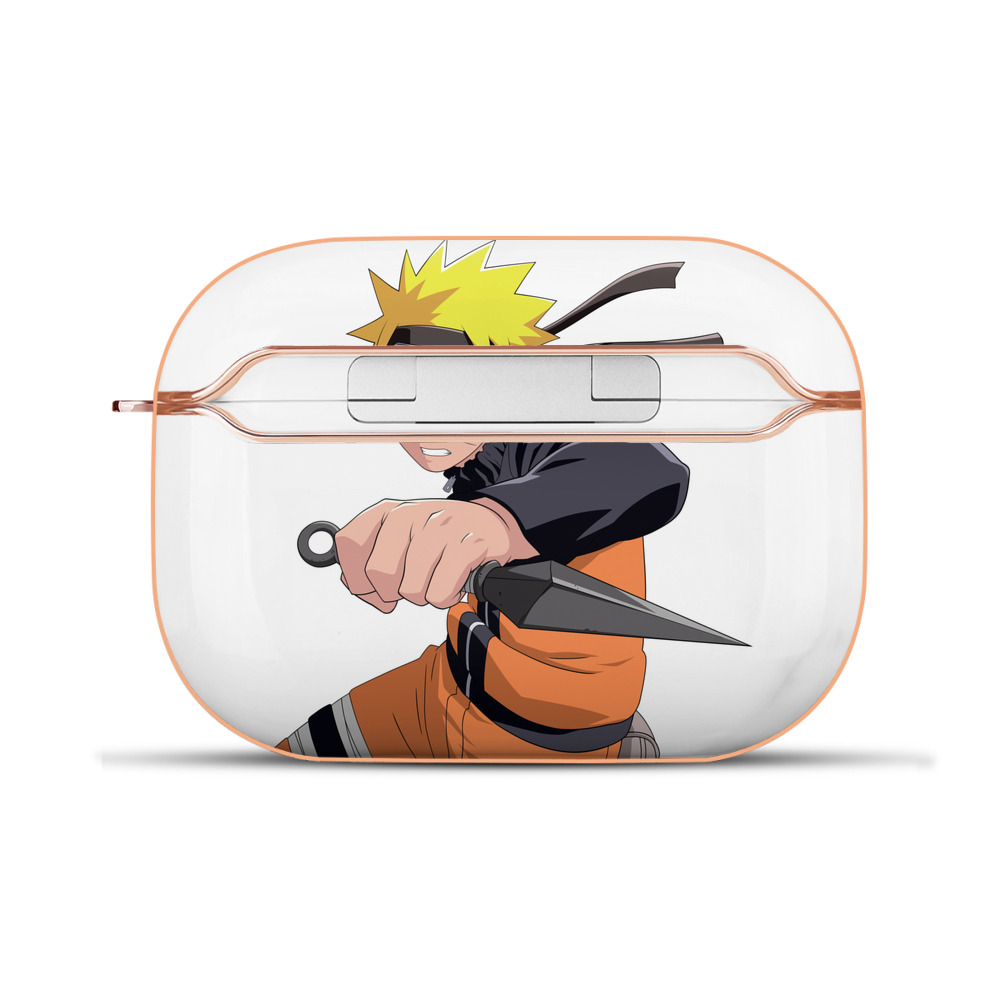 （画像用） NARUTO -ナルト- うずまき ナルト Uzumaki Naruto 【AirPods Pro用】ハードシェル保護ケース｜耐衝撃・防指紋・カラビナ付き商品仕様