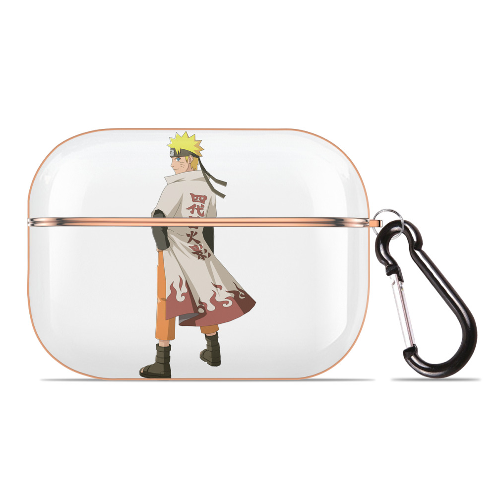 （画像用） NARUTO -ナルト- うずまき ナルト Uzumaki Naruto 【AirPods Pro用】ハードシェル保護ケース｜耐衝撃・防指紋・カラビナ付き商品仕様