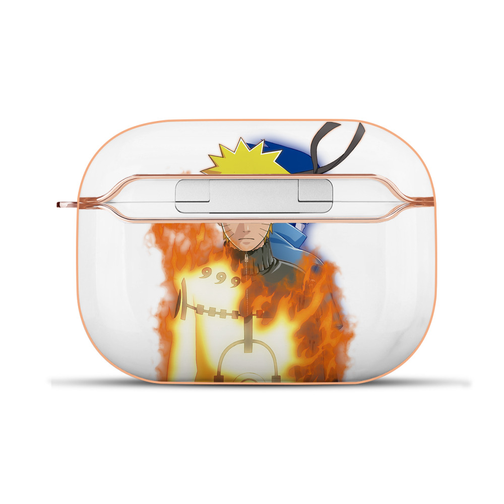 （画像用） NARUTO -ナルト- うずまき ナルト Uzumaki Naruto 【AirPods Pro用】ハードシェル保護ケース｜耐衝撃・防指紋・カラビナ付き商品仕様