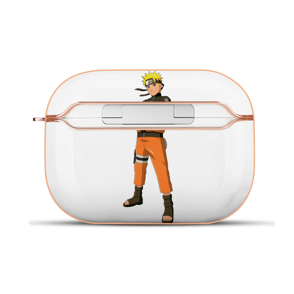 （画像用） NARUTO -ナルト- うずまき ナルト Uzumaki Naruto 【AirPods Pro用】ハードシェル保護ケース｜耐衝撃・防指紋・カラビナ付き商品仕様
