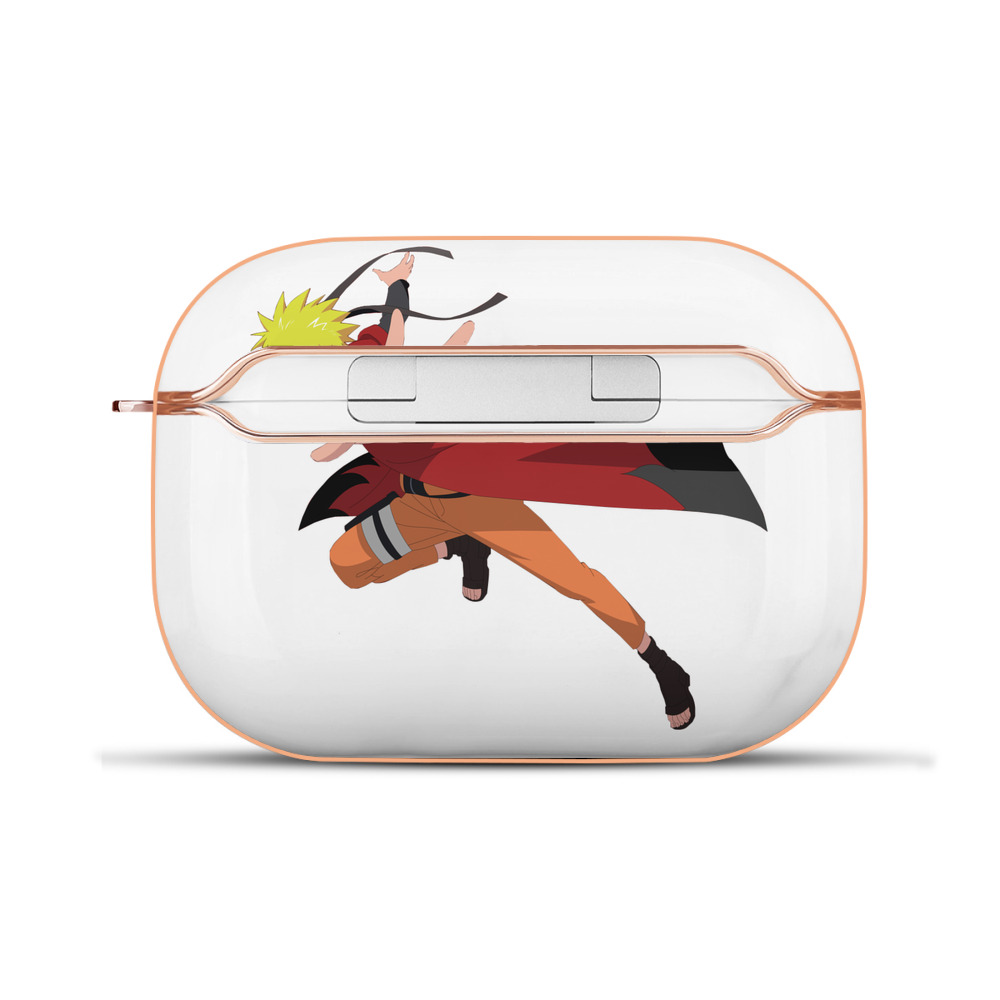 （画像用） NARUTO -ナルト- うずまき ナルト Uzumaki Naruto 【AirPods Pro用】ハードシェル保護ケース｜耐衝撃・防指紋・カラビナ付き商品仕様