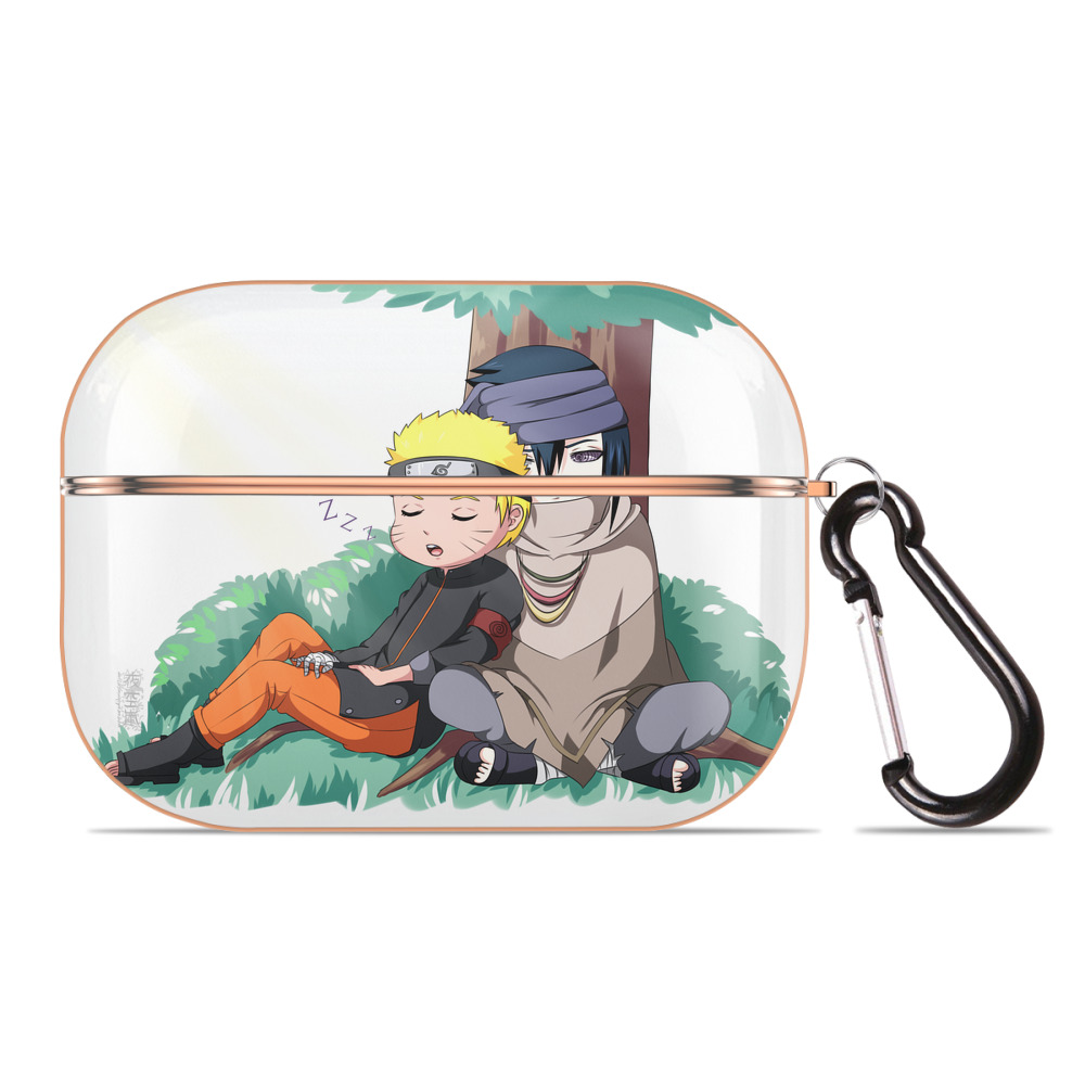 （画像用） NARUTO -ナルト- うずまき ナルト Uzumaki Naruto 【AirPods Pro用】ハードシェル保護ケース｜耐衝撃・防指紋・カラビナ付き商品仕様