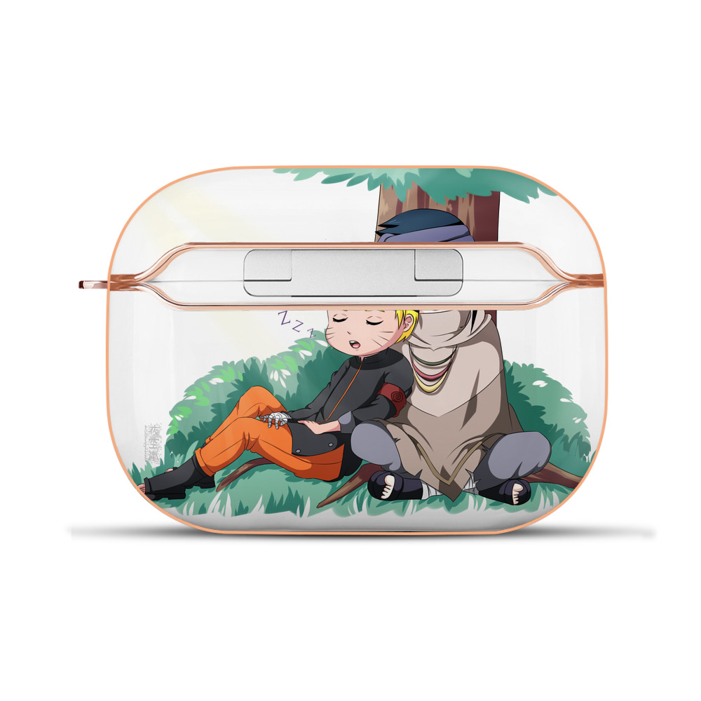 （画像用） NARUTO -ナルト- うずまき ナルト Uzumaki Naruto 【AirPods Pro用】ハードシェル保護ケース｜耐衝撃・防指紋・カラビナ付き商品仕様