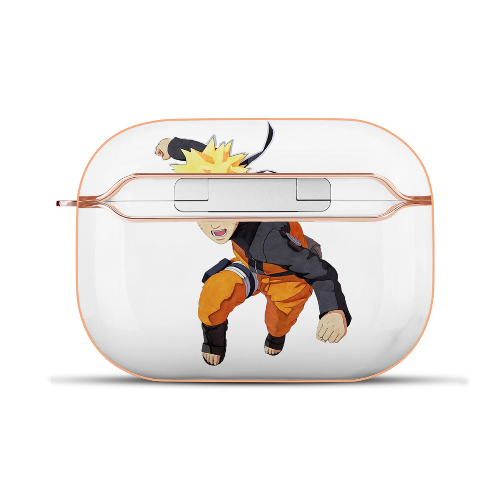 （画像用） NARUTO -ナルト- うずまき ナルト Uzumaki Naruto 【AirPods Pro用】ハードシェル保護ケース｜耐衝撃・防指紋・カラビナ付き商品仕様
