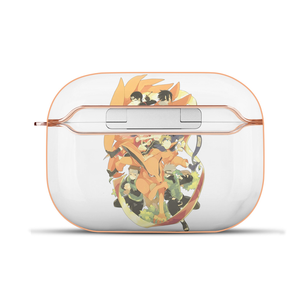（画像用） NARUTO -ナルト- うずまき ナルト Uzumaki Naruto 【AirPods Pro用】ハードシェル保護ケース｜耐衝撃・防指紋・カラビナ付き商品仕様