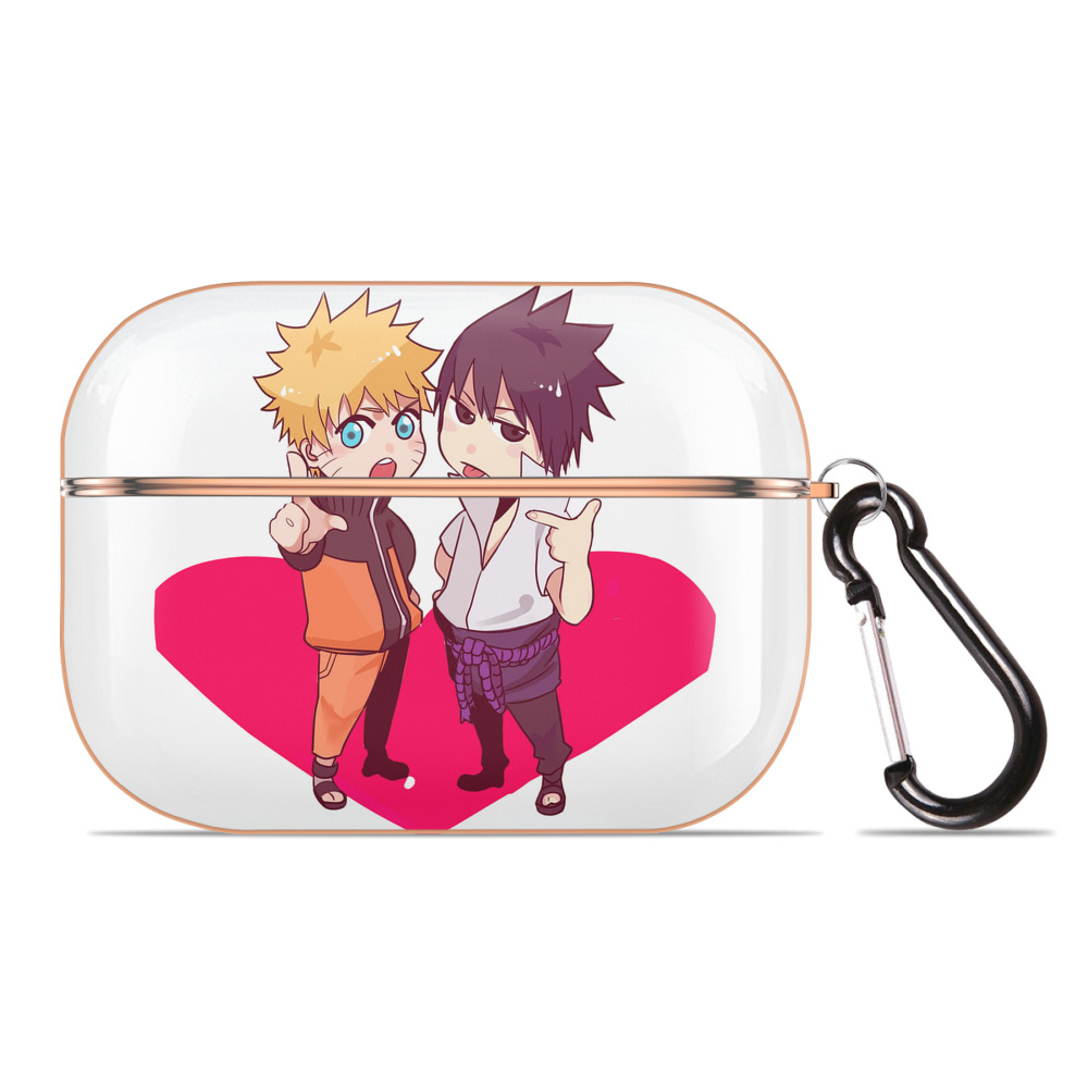 （画像用） NARUTO -ナルト- うずまき ナルト Uzumaki Naruto 【AirPods Pro用】ハードシェル保護ケース｜耐衝撃・防指紋・カラビナ付き商品仕様