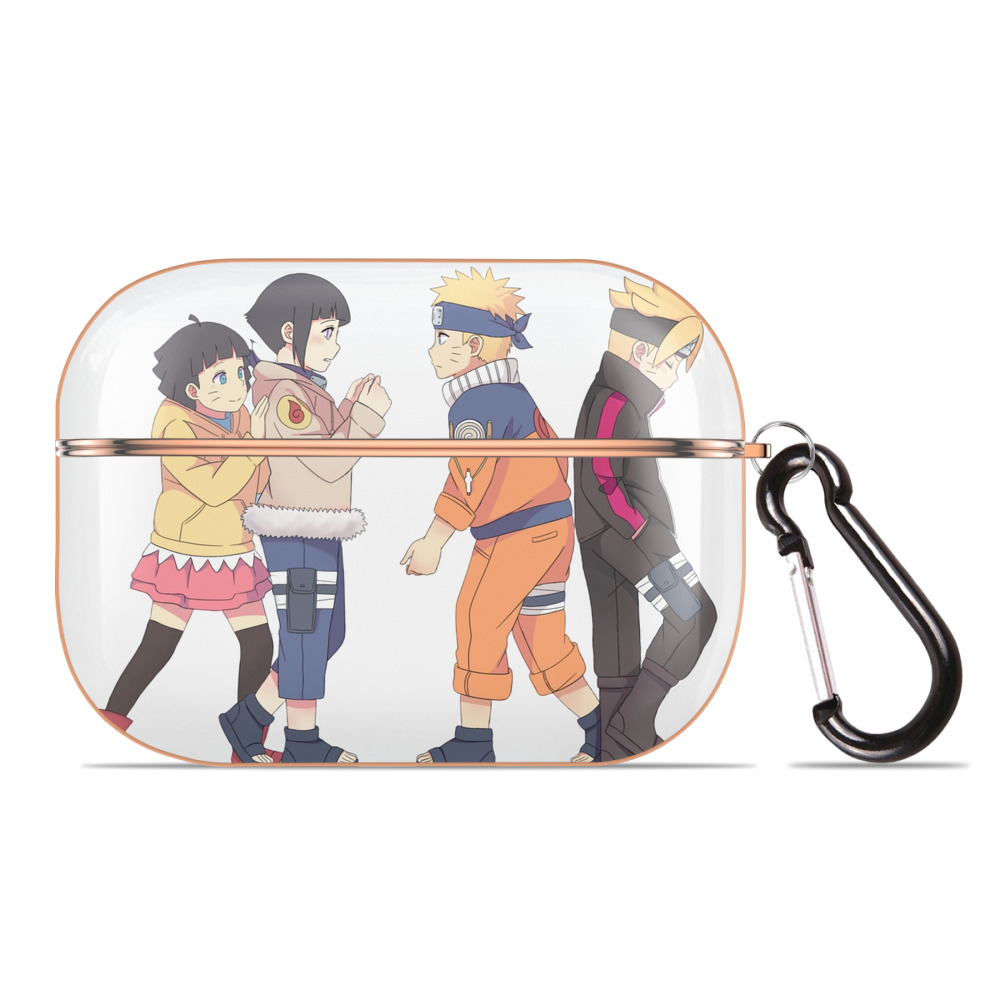 （画像用） NARUTO -ナルト- うずまき ナルト Uzumaki Naruto 【AirPods Pro用】ハードシェル保護ケース｜耐衝撃・防指紋・カラビナ付き商品仕様