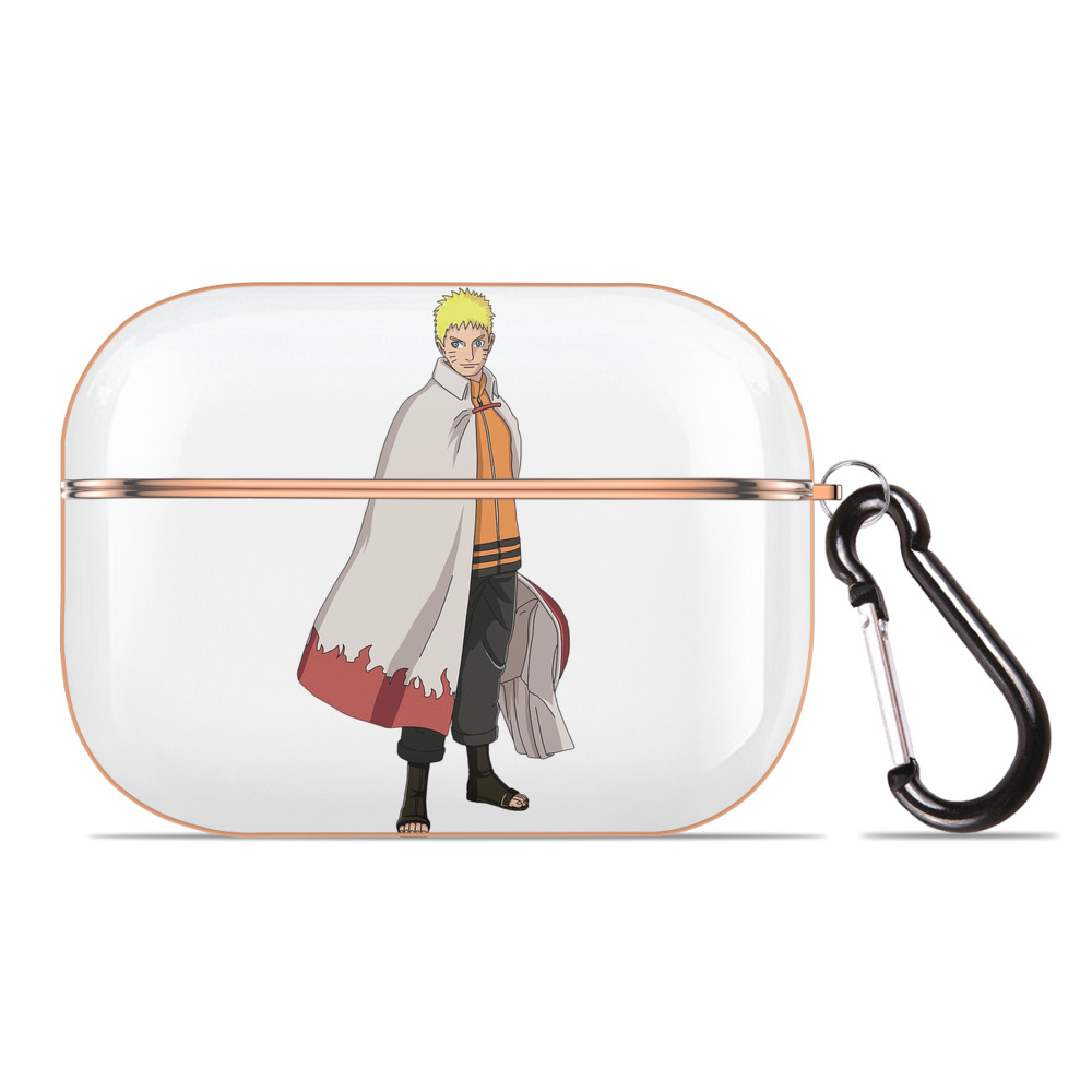 （画像用） NARUTO -ナルト- うずまき ナルト Uzumaki Naruto 【AirPods Pro用】ハードシェル保護ケース｜耐衝撃・防指紋・カラビナ付き商品仕様