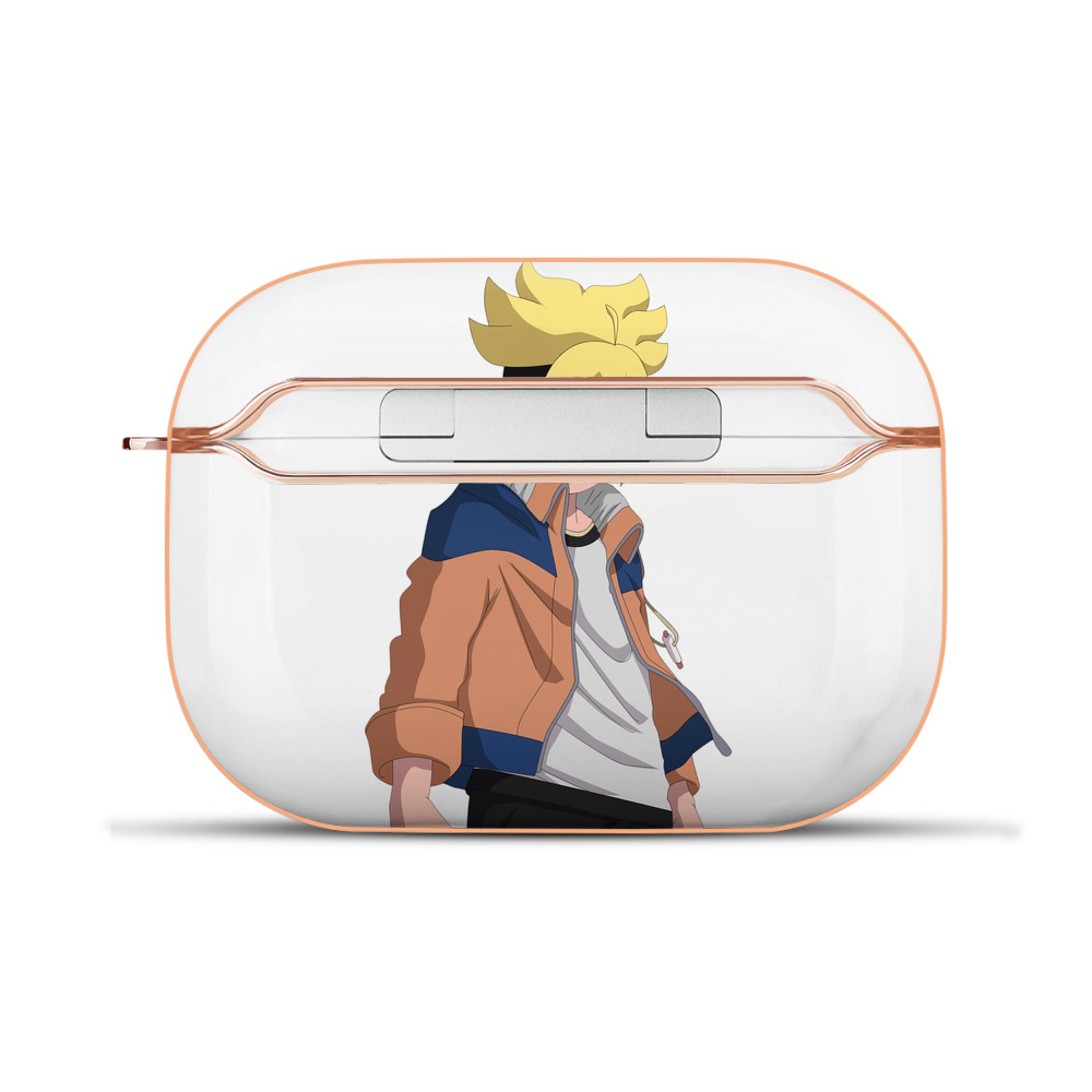 （画像用） NARUTO -ナルト- うずまき ナルト Uzumaki Naruto 【AirPods Pro用】ハードシェル保護ケース｜耐衝撃・防指紋・カラビナ付き商品仕様