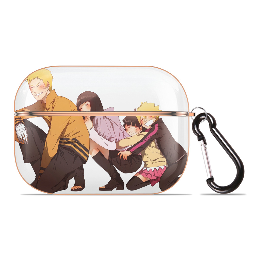 （画像用） NARUTO -ナルト- うずまき ナルト Uzumaki Naruto 【AirPods Pro用】ハードシェル保護ケース｜耐衝撃・防指紋・カラビナ付き商品仕様