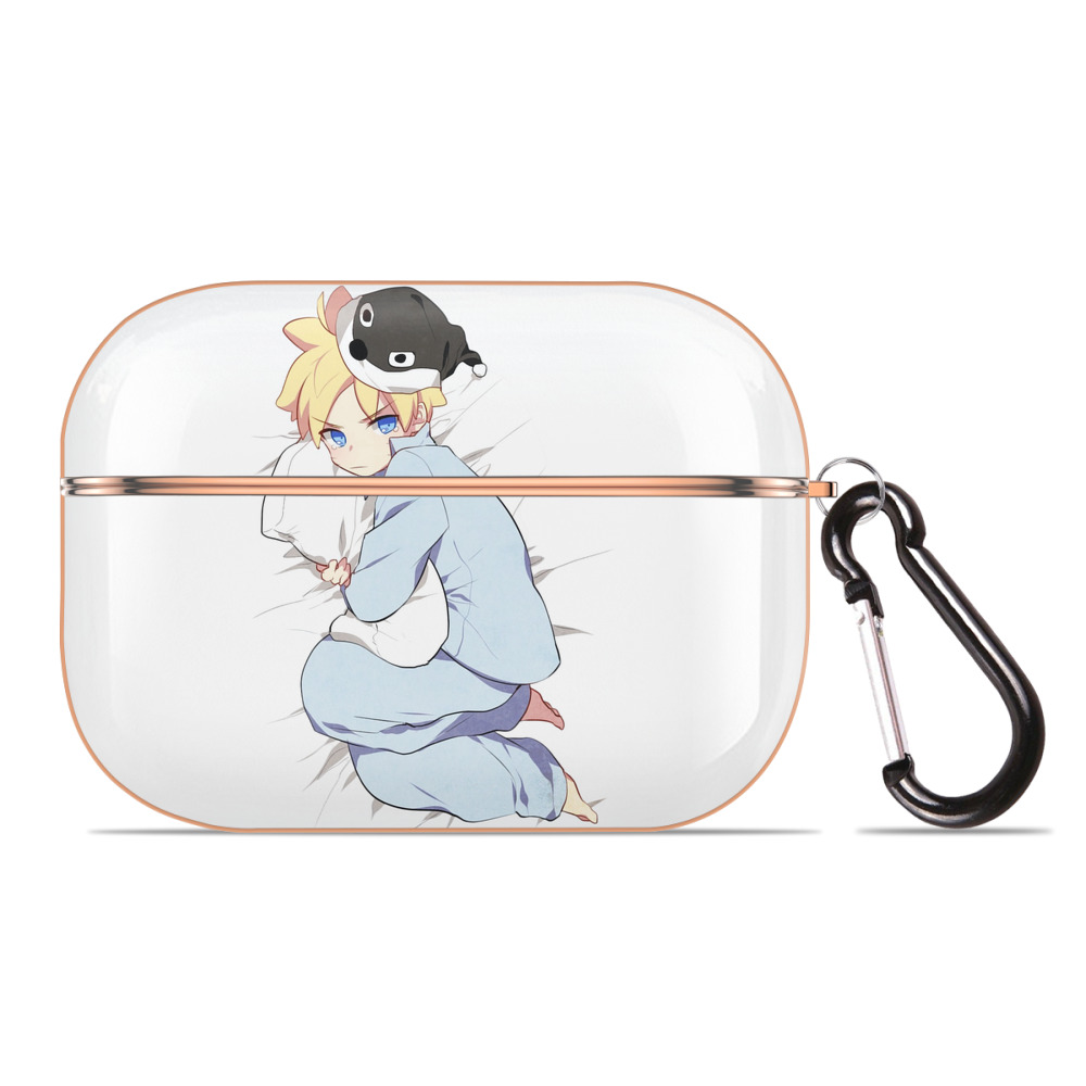 （画像用） NARUTO -ナルト- うずまき ナルト Uzumaki Naruto 【AirPods Pro用】ハードシェル保護ケース｜耐衝撃・防指紋・カラビナ付き商品仕様