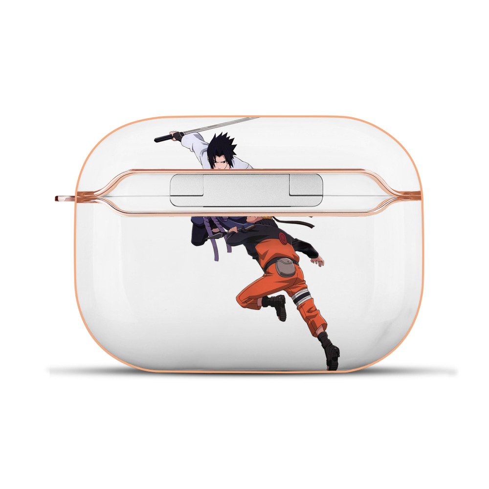 （画像用） NARUTO -ナルト- うちは サスケ Uchiha Sasuke 【AirPods Pro用】ハードシェル保護ケース｜耐衝撃・防指紋・カラビナ付き商品仕様