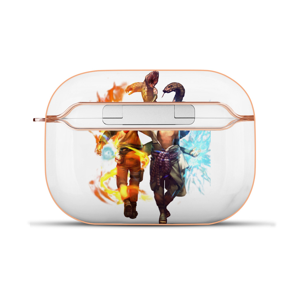（画像用） NARUTO -ナルト- うちは サスケ Uchiha Sasuke 【AirPods Pro用】ハードシェル保護ケース｜耐衝撃・防指紋・カラビナ付き商品仕様
