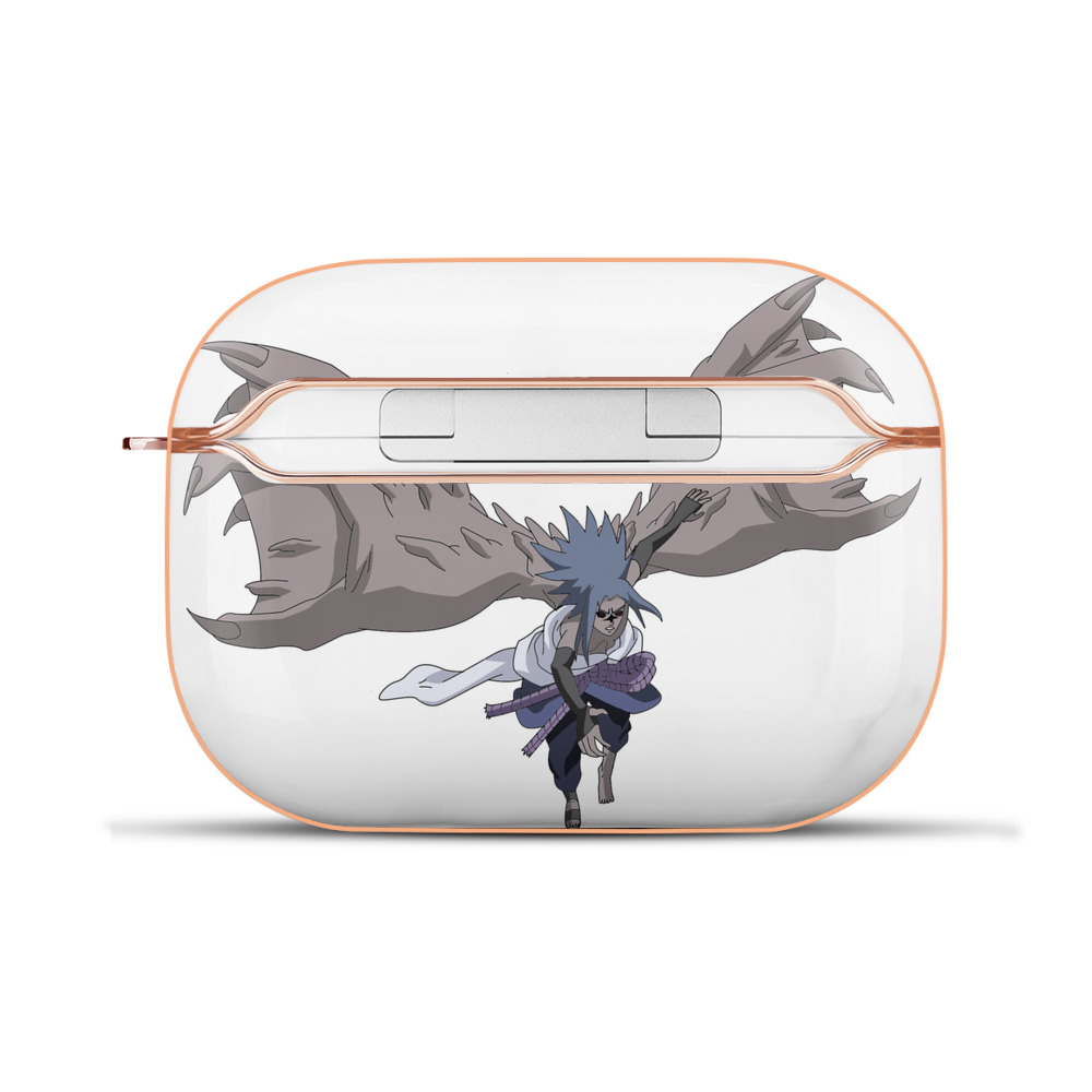 （画像用） NARUTO -ナルト- うちは サスケ Uchiha Sasuke 【AirPods Pro用】ハードシェル保護ケース｜耐衝撃・防指紋・カラビナ付き商品仕様