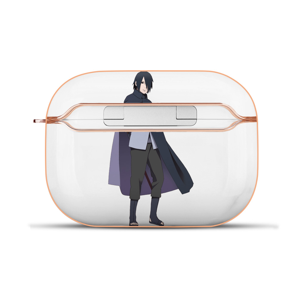 （画像用） NARUTO -ナルト- うちは サスケ Uchiha Sasuke 【AirPods Pro用】ハードシェル保護ケース｜耐衝撃・防指紋・カラビナ付き商品仕様