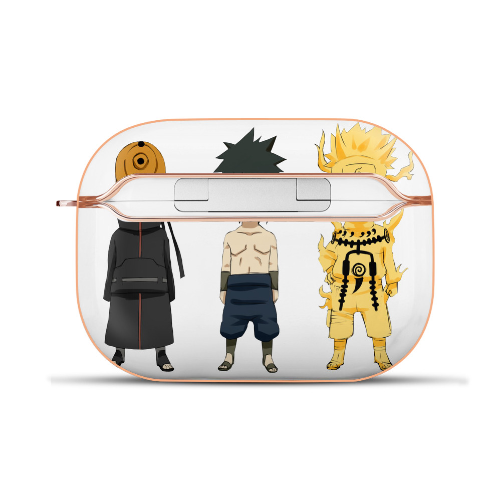 （画像用） NARUTO -ナルト- うちは サスケ Uchiha Sasuke 【AirPods Pro用】ハードシェル保護ケース｜耐衝撃・防指紋・カラビナ付き商品仕様
