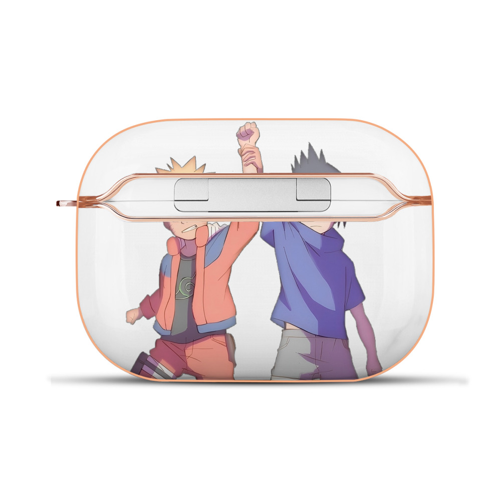 （画像用） NARUTO -ナルト- うちは サスケ Uchiha Sasuke 【AirPods Pro用】ハードシェル保護ケース｜耐衝撃・防指紋・カラビナ付き商品仕様