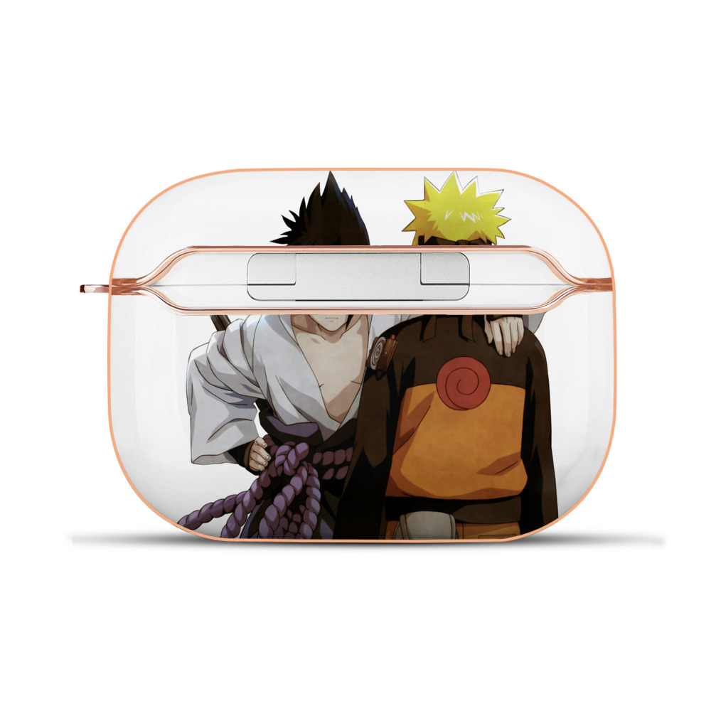 （画像用） NARUTO -ナルト- うちは サスケ Uchiha Sasuke 【AirPods Pro用】ハードシェル保護ケース｜耐衝撃・防指紋・カラビナ付き商品仕様