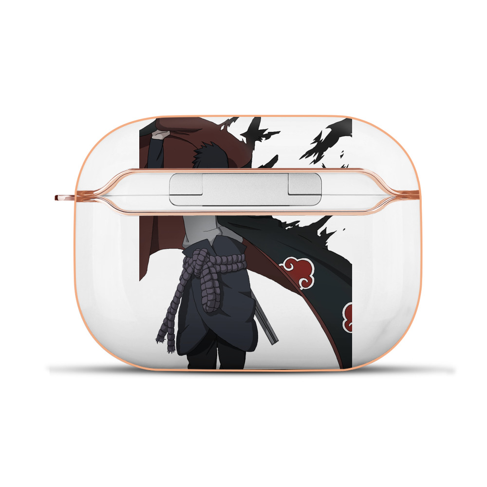 （画像用） NARUTO -ナルト- うちは サスケ Uchiha Sasuke 【AirPods Pro用】ハードシェル保護ケース｜耐衝撃・防指紋・カラビナ付き商品仕様