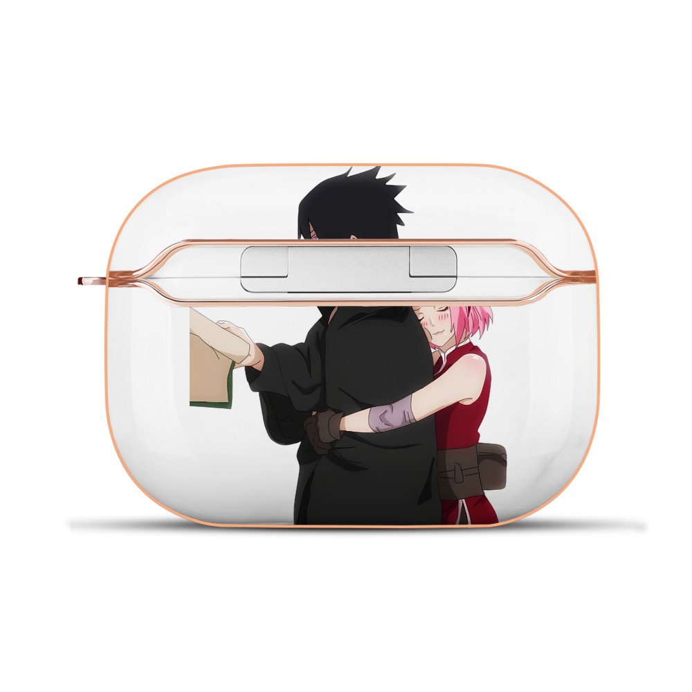 （画像用） NARUTO -ナルト- うちは サスケ Uchiha Sasuke 【AirPods Pro用】ハードシェル保護ケース｜耐衝撃・防指紋・カラビナ付き商品仕様