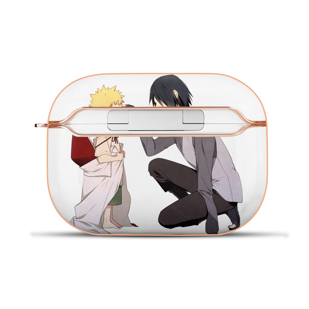 （画像用） NARUTO -ナルト- うちは サスケ Uchiha Sasuke 【AirPods Pro用】ハードシェル保護ケース｜耐衝撃・防指紋・カラビナ付き商品仕様
