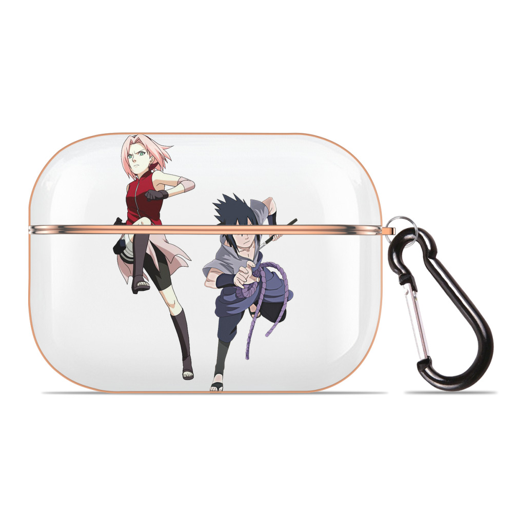（画像用） NARUTO -ナルト- 春野サクラ Haruno Sakura 【AirPods Pro用】ハードシェル保護ケース｜耐衝撃・防指紋・カラビナ付き商品仕様