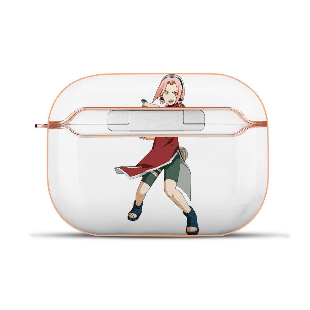 （画像用） NARUTO -ナルト- 春野サクラ Haruno Sakura 【AirPods Pro用】ハードシェル保護ケース｜耐衝撃・防指紋・カラビナ付き商品仕様