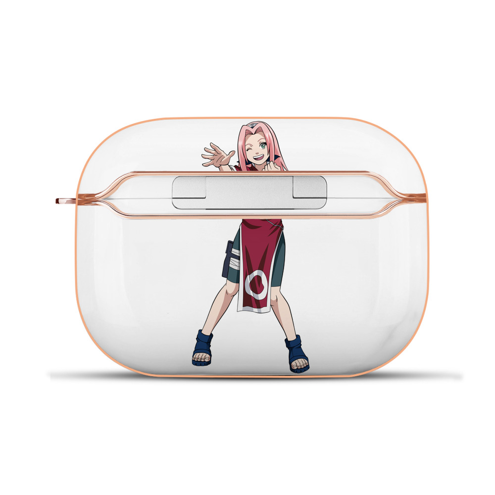 （画像用） NARUTO -ナルト- 春野サクラ Haruno Sakura 【AirPods Pro用】ハードシェル保護ケース｜耐衝撃・防指紋・カラビナ付き商品仕様