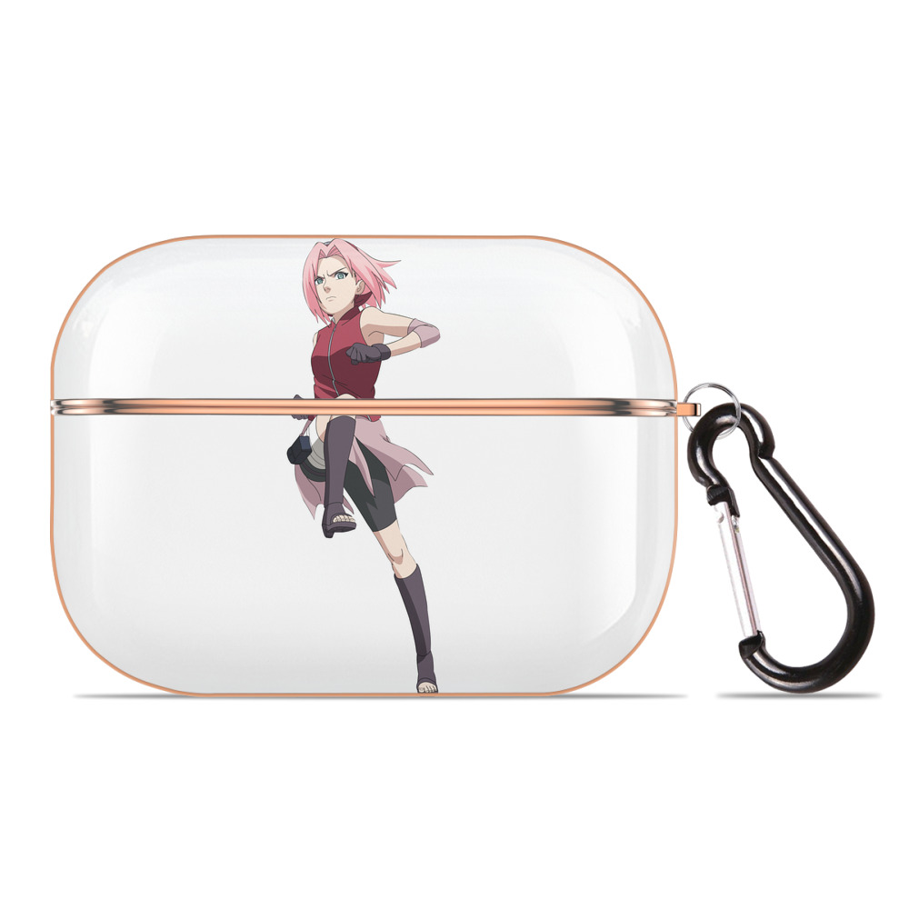 （画像用） NARUTO -ナルト- 春野サクラ Haruno Sakura 【AirPods Pro用】ハードシェル保護ケース｜耐衝撃・防指紋・カラビナ付き商品仕様