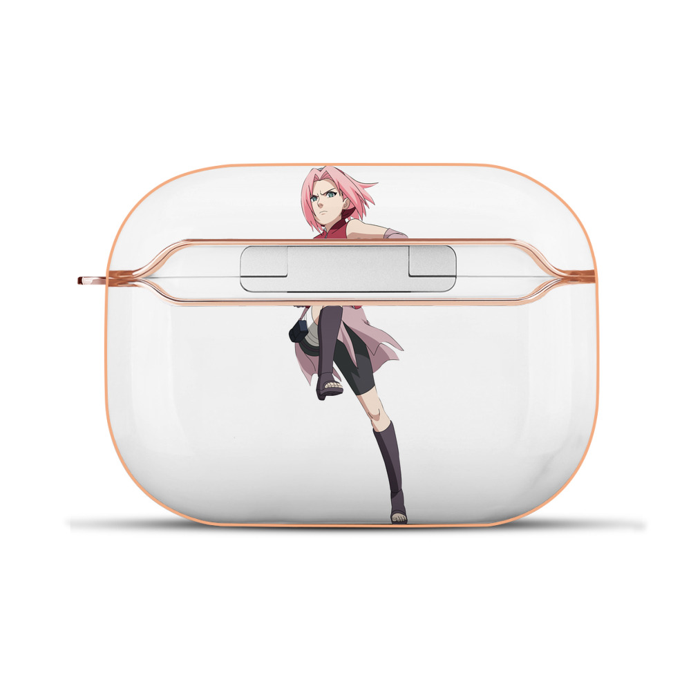 （画像用） NARUTO -ナルト- 春野サクラ Haruno Sakura 【AirPods Pro用】ハードシェル保護ケース｜耐衝撃・防指紋・カラビナ付き商品仕様
